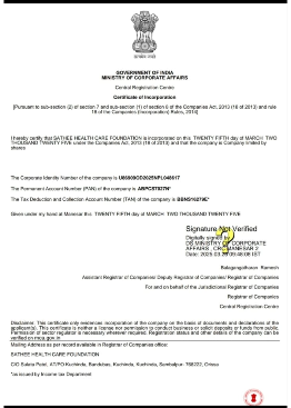 CERTIFICATE OF INCORPORATION
